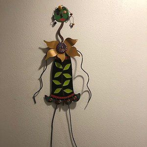 Handcrafted Industrial Metal Lady